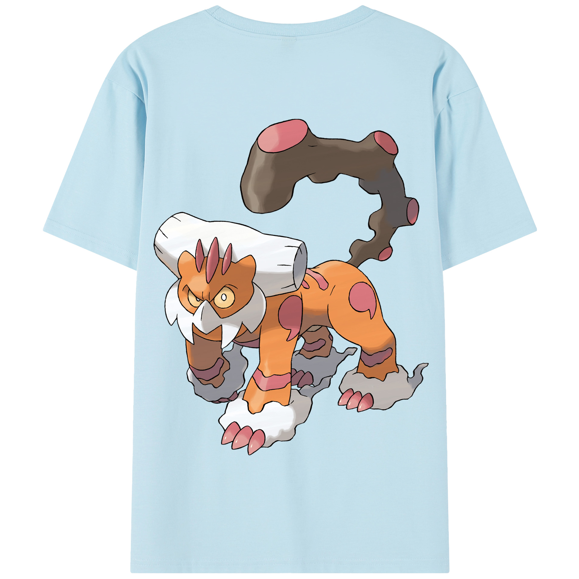 （画像用） ポケットモンスター Pokémon 綿100％半袖Tシャツ（背面プリント）